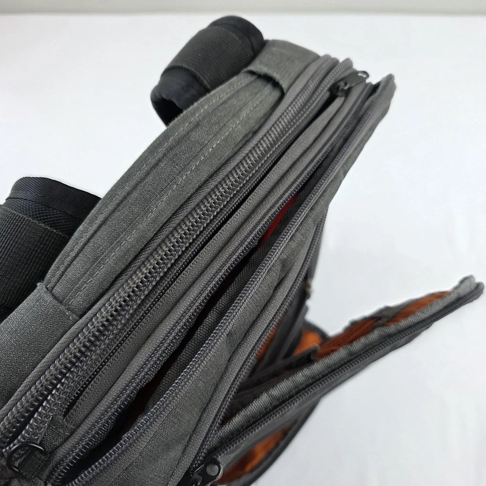 Ebags Backpack Gray 17 Inch Laptop Bag Travel Daypack Men Polyester Soft Case